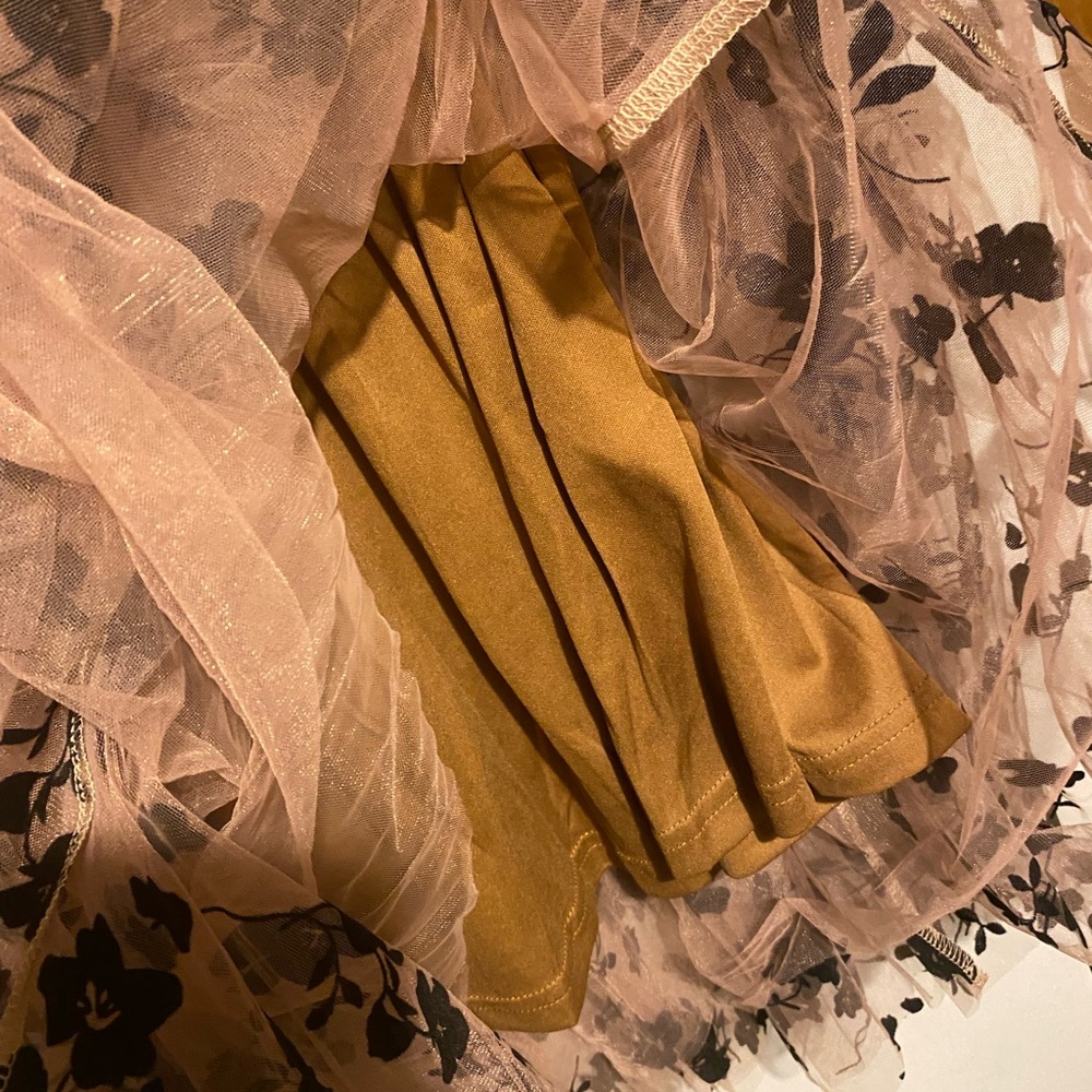Mesh brown skirt - Picture 4 of 5